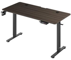 Deuba Birou de birou reglabil pe inaltime maro-140x60x118 cm