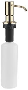 Sapho Sapho, dozator de sapun incastrat, rotund, auriu mat, SP023GB