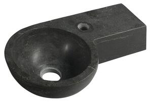 Sapho Sapho, chiuveta din piatra BLOK 40x10x23 cm, antracit negru, 2401-32