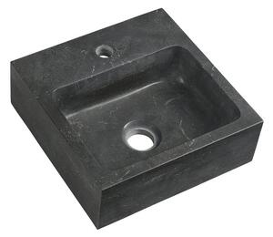 Sapho Sapho, chiuveta din piatra BLOK 30x10x30 cm, antracit negru, 2401-29