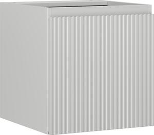 Mexen Rivel, mobilier baie 45 cm, 1 ușă, cu caneluri, gri mat, 91A21-04547-1-BF62