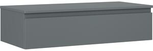Mexen Orio, Dulap baie 100 cm cu blat, 1 sertar, grafit mat, 91A10-10023-1-BFC66