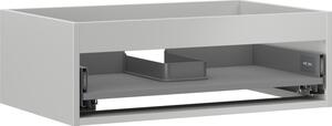 Mexen Box-A, dulap suspendat 70 cm, 1 sertar, gri mat, 91AX0-0700-235-1-62