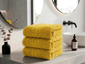 Prosop de maini Classic 50 x 100 cm galben, 100% bumbac
