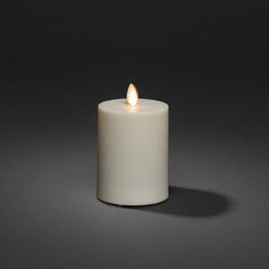 Konstsmide Christmas Lumânare cu LED-uri IP44 crem alb neted Înălțime 13cm, Bej, Plastic