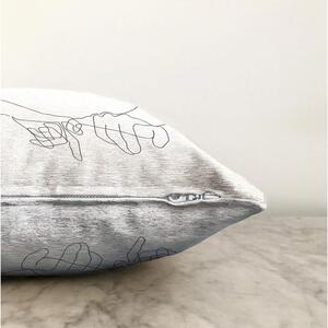 Față de pernă din amestec de bumbac Minimalist Cushion Covers Pinky, 55 x 55 cm