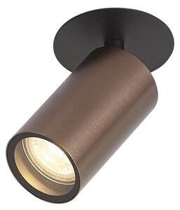 Spot încastrat modern bronz închis GU10 50mm IP44 - Chels