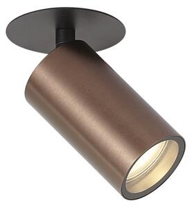 Spot încastrat modern bronz închis GU10 50mm IP44 - Chels