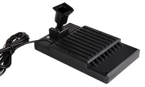 Lustra solară LED reglabilă pe cablu, 2xLED/1,8W/3,7V, IP44, 6500K, 2400 mAh + telecomandă