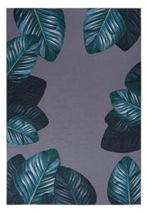 Covor Modern Tropical 125, Gri Verde , Inaltime fir 6 mm