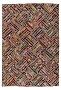 Covor Boho Tulum 355, Multicolor, Inaltime fir 6 mm