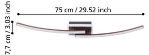 Plafonieră LED Eglo 901219 LUNGOLAGO LED/12W/230V 4000K cupru