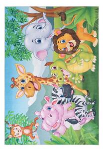 Covor Copii Sympathy 249, Multicolor, Inaltime fir 5 mm