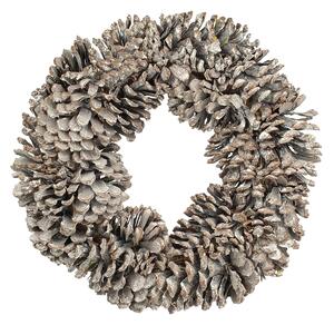 Decoratiune coronita con de iarnă ⌀30cm naturală