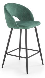 Scaun de bar H96 verde