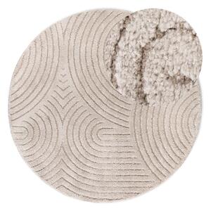 Covor bej rotund ø 160 cm Panglao New York Taupe – Elle Decoration