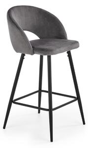 Scaun de bar H96 gri