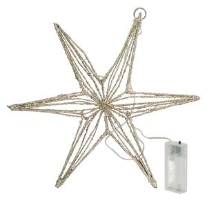 Stea LED Glitter Star 30 cm