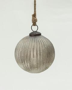 Vintage Smoke sticlă bauble 10 cm