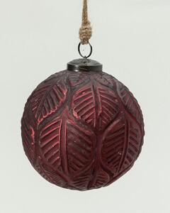 Glob de sticlă Rustic Leaf II 12 cm