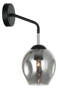 Aplică BORGO 1xE27/40W/230V negru ITALUX WL-30843-1 BK+SG