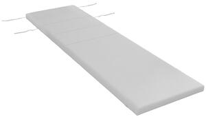 Outsunny Pernă de Lux pentru Șezlong Exterior cu Tetieră și Legături, Perfectă pentru Relaxare, Gri Deschis | Aosom Romania