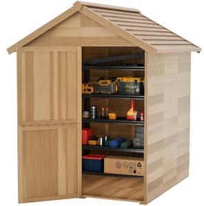 Outsunny Sopron de Lemn pentru Gradina de 6 x 6,5FT | Aosom Romania
