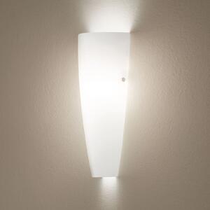 Fabas Luce Aplică de perete albă Dedalo IP44, reglabil, Alb, Baie, Sticlă, Modern