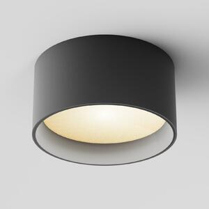 Maytoni LED downlight Vega, negru, Ø 14 cm, 15W, aluminiu, Negru, Camera de zi / sufragerie, Aluminiu