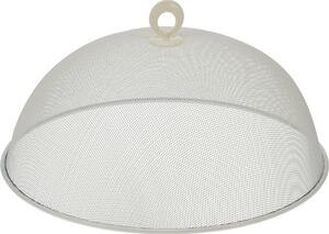Capac metalic pentru alimente, diametru 35 x 14cm, alb