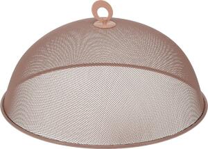 Capac metalic pentru alimente, diametru 35 x 14cm, roz