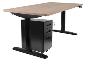 Set negru: birou Alto 102 + corp mobil
