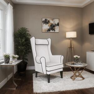Fotoliu cu urechi Wingback cu perniță (expediere rapidă)