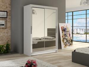 Dulap Closico 129Alb, 200x120x58cm, Uși dulap: Glisante