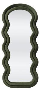 Oglinda CONFETTO, verde olive, stofa catifelata, 70x160 cm
