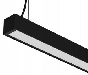 Lustră LED suspendată pe cablu LED/44W/230V 6000K 120 cm neagră