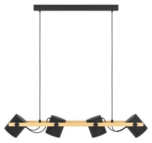 Eglo 43424 - Lustră pe cablu HORNWOOD 4xE27/28W/230V