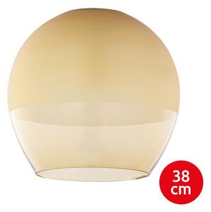 BRILAGI-LED Lustră pe cablu RETRO GLASS 1xE27/60W/230V crom mat/bej fumuriu