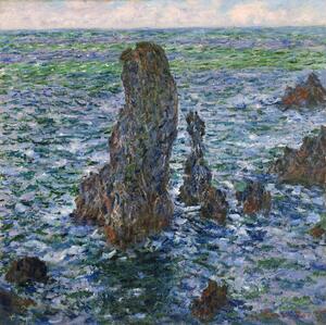 Reproducere The Rocks at Belle-Ile, 1886, Claude Monet