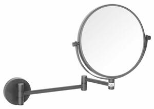 SAPHO XB001 X-Round negru agățat oglindăcosmetică, diametru 19 cm, negru