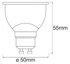 Bec LED RGBW dimabil SMART+ GU10/5W/230V 2700K-6500K - Ledvance