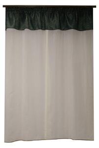 Perdea Velaria voal creponat ivory, 160x160 cm