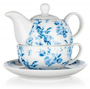 Set de ceai Banquet BLUE FLOWER 400 + 220 ml