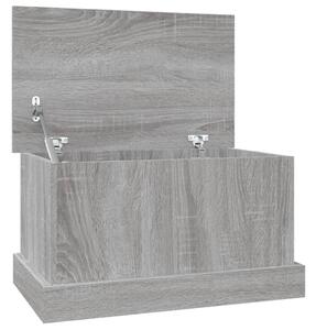 Cutie de depozitare, gri sonoma, 50x30x28 cm, lemn prelucrat
