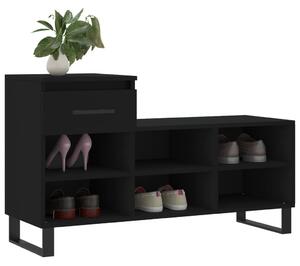 Pantofar, negru, 102x36x60 cm, lemn compozit