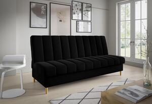 Canapea extensibilă tapițată TYLDA, 200x93x90, kronos 35/negru