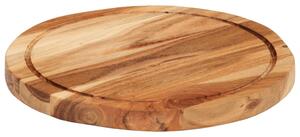 Tocător, Ø30x2,5 cm, lemn masiv de acacia