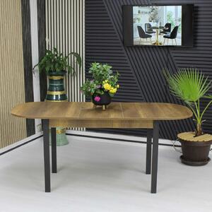 Masă extensibilă Carla Nuc 80x174 cm
