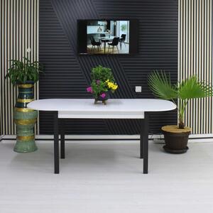 Masă extensibilă Carla Albă 80x174 cm