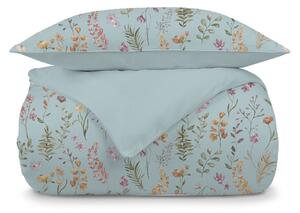 Set lenjerie de pat Dormeo Nature albastru deschis